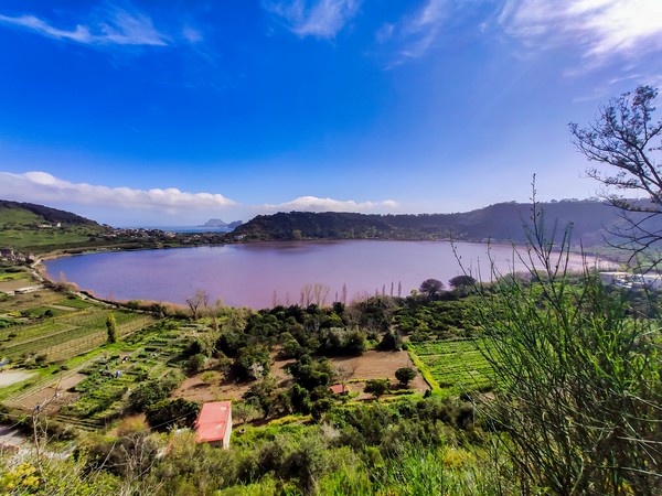 Lago d'Averno rosa